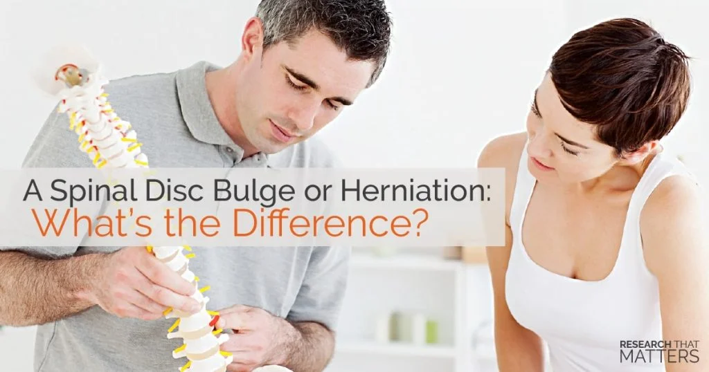 A Spinal Disc Bulge or Herniation Difference